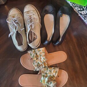 Lot of Girls Shoes Converse Sandals Flats
